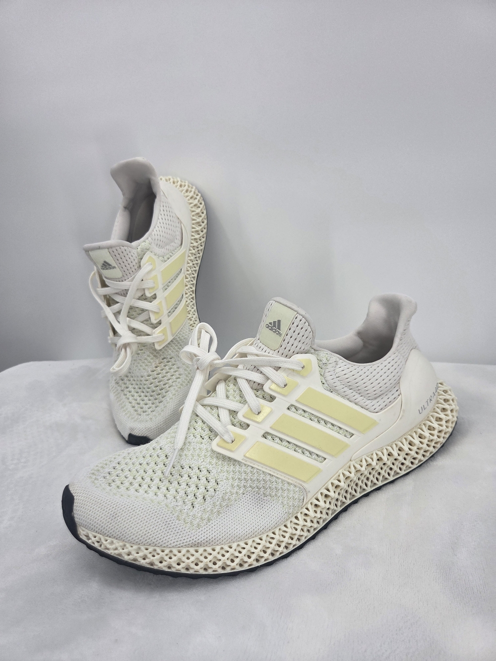 adidas Ultra 4D Lemon Twist GX6366 Men’s 11 Cream Lime Sneakers
